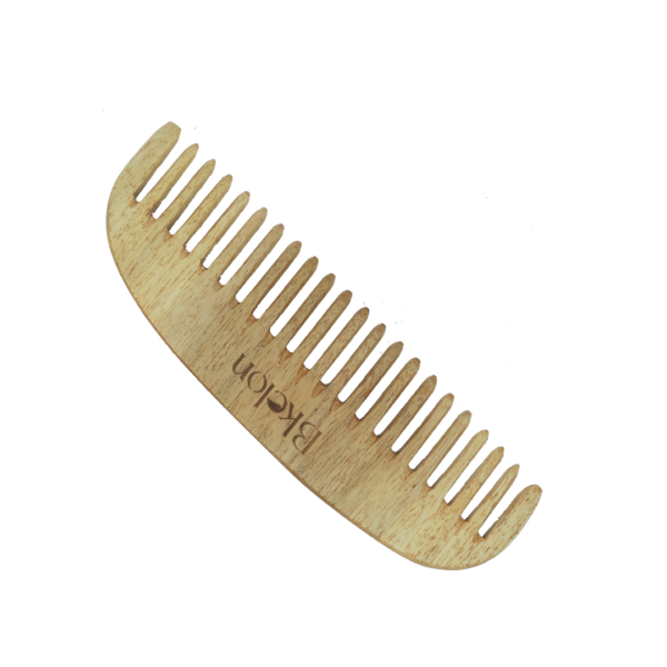 Wooden Neem comb - Wide Tooth